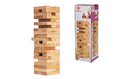 Drevená spoločenská hra skladacia veža Wooden Tumbling Tower Eichhorn 54 prírodných kociek od 5 rokov