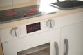 Drevená kuchynka elektronická Play Kitchen Eichhorn varná doska so svetlom