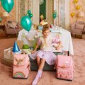 Školský batoh veľký Ergomaxx Vichy Love Pink Jeune Premier ergonomický luxusné prevedenie 39*26 cm