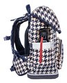 Školský batoh veľký Ergomaxx Houndstooth Horse Jeune Premier ergonomický luxusné prevedenie 41*27 cm