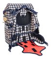 Školský batoh veľký Ergomaxx Houndstooth Horse Jeune Premier ergonomický luxusné prevedenie 41*27 cm