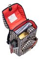 Školský batoh veľký Ergomaxx Houndstooth Horse Jeune Premier ergonomický luxusné prevedenie 41*27 cm