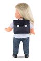 Školská aktovka School Bag Black Ma Corolle pre 36 cm bábiku od 4 rokov