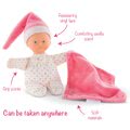 Bábika Minirêve Mon Doudou Corolle Pink Heart s modrými očami 16 cm od 0 mes