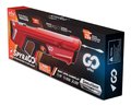 Vodná pištoľ s manuálnym nabíjaním vodou SpyraGO Red Spyra s elektronickým indikátorom stavu batérie a dostrelom 8 metrov červená od 8 rokov
