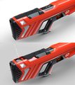 Vodná pištoľ s manuálnym nabíjaním vodou SpyraGO Red Spyra s elektronickým indikátorom stavu batérie a dostrelom 8 metrov červená od 8 rokov
