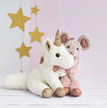 Plyšový jednorožec Unicorn Histoire d’ Ours biely 23 cm od 0 mes HO2659