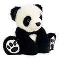 Plyšová panda So Chic Panda Histoire d’ Ours čierno-biela 35 cm od 0 mes