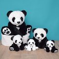 Plyšová panda So Chic Panda Histoire d’ Ours čierno-biela 35 cm od 0 mes