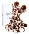 Plyšová žirafa Lisi the Giraffe Histoire d’ Ours hnedá 30 cm v darčekovom balení od 0 mes