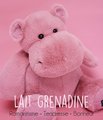 Plyšový hroch Hip' Fun Hippo Exotique Histoire d’ Ours ružový 40 cm od 0 mes
