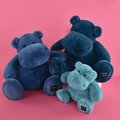 Plyšový hroch Hip' Blue Hippo Exotique Histoire d’ Ours modrý 40 cm od 0 mes