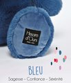 Plyšový hroch Hip' Blue Hippo Exotique Histoire d’ Ours modrý 40 cm od 0 mes