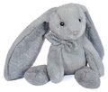 Plyšový zajačik Bunny Pearl Grey Les Preppy Chics Histoire d’ Ours sivý 30 cm v darčekovom balení od 0 mes