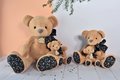 Plyšový medvedík Bear Light Brown Copain Calin Histoire d’ Ours hnedý 25 cm v darčekovom balení od 0 mes