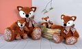 Plyšová líška Fox Copain Calin Histoire d’ Ours oranžová 25 cm v darčekovom balení od 0 mes