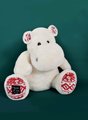 Plyšový hroch Christmas White Hippo Cocooning Histoire d’ Ours biely 40 cm od 0 mes