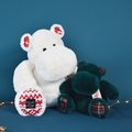 Plyšový hroch Pine Green Hippo Cocooning Histoire d’ Ours zelený 25 cm od 0 mes