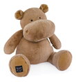 Veľký plyšový hroch Hot Chocolate Hippo Cocooning Histoire d’ Ours hnedý 85 cm