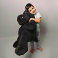 Plyšový hroch Hippo Anthracite Grey Histoire d’ Ours čierny 85 cm od 0 mes HO3208