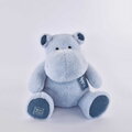 Plyšový hrošík Hippo Blue Jean Histoire d’ Ours modrý 40 cm od 0 mes HO3214