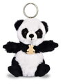 Plyšová kľúčenka panda The Soft Stretch Panda Key Ring Histoire d’ Ours čierno-biela 12 cm od 18 mes
