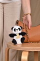 Plyšová kľúčenka panda The Soft Stretch Panda Key Ring Histoire d’ Ours čierno-biela 12 cm HO3292