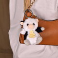 Plyšová kľúčenka kravička The Soft Stretch Cow Key Ring Histoire d’ Ours čierno-biela 12 cm HO3294