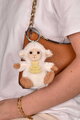Plyšová kľúčenka ovečka The Soft Stretch Lamb Key Ring Histoire d’ Ours béžová 12 cm HO3296
