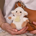 Plyšová kľúčenka ovečka The Soft Stretch Lamb Key Ring Histoire d’ Ours béžová 12 cm od 18 mes