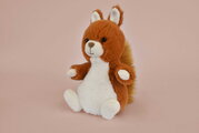 Plyšová veverička The Soft Stretch Squirrel Histoire d’ Ours oranžová 20 cm od 0 mes HO3301