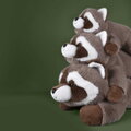 Plyšový medvedík čistotný s ťažkým bruškom Vasco Raccoon Les Explorateurs Histoire d’ Ours hnedý 32 cm od 0 mes HO3303