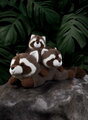 Plyšový medvedík čistotný s ťažkým bruškom Vasco Raccoon Les Explorateurs Histoire d’ Ours hnedý 32 cm od 0 mes HO3303
