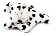 Plyšový psík dalmatín s ťažkým bruškom P'tit Relax Dalmatian Histoire d’ Ours čierno-biely 22 cm od 0 mes