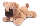 Plyšový psík s ťažkým bruškom P'tit Relax Beige Dog Histoire d’ Ours béžový 30 cm od 0 mes