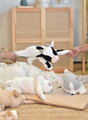 Plyšová kravička The Soft Stretch Cow Histoire d’ Ours čierno-biela 40 cm od 0 mes HO3333