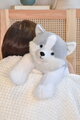 Plyšový psík husky The Soft Stretch Husky Histoire d’ Ours sivo-biely 40 cm od 0 mes HO3335
