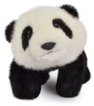Plyšová panda s ťažkým bruškom Bao The Panda Histoire d’ Ours čierno-biela 32 cm od 0 mes