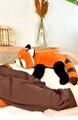 Plyšová panda červená Sierra The Red Panda Histoire d’ Ours oranžová 42 cm od 0 mes HO3340