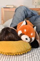 Plyšová panda červená Sierra The Red Panda Histoire d’ Ours oranžová 55 cm od 0 mes HO3341
