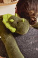 Plyšový dinosaurus na objímanie The Glue Pots Dino Histoire d’ Ours zelený 40 cm od 24 mes