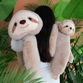 Plyšový leňochod na objímanie Sloth Weighted Plush Toy The Glue Pots Histoire d’ Ours hnedý 100 cm od 24 mes HO3435