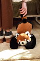 Plyšová panda červená na objímanie The Glue Pots Red Panda Histoire d’ Ours oranžová 40 cm od 24 mes