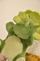 Plyšový dinosaurus na bábkové divadlo The Glue Pots Dino Puppet Histoire d’ Ours zelený 24 cm od 0 mes HO3367