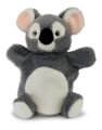 Plyšová koala na bábkové divadlo Koala Puppet Histoire d’ Ours sivá 24 cm od 0 mes