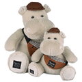 Plyšový hrošík s ľadvinkou Hello Brook! Hippo Histoire d’ Ours béžový 20 cm od 0 mes