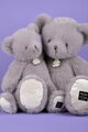 Plyšový medveď Clémentin Lavender Gray Histoire d’ Ours sivý 60 cm od 0 mes