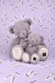 Plyšový medveď Clémentin Lavender Gray Histoire d’ Ours sivý 60 cm od 0 mes