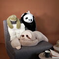 Plyšová panda na objímanie Panda Weighted Plush Toy The Glue Pots Histoire d’ Ours čierno-biela 75 cm od 24 mes HO3434