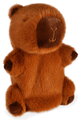 Plyšová kapybara na bábkové divadlo Capybara Hand Puppet The Glue Pots Histoire d’ Ours hnedá 24 cm od 0 mes HO3401